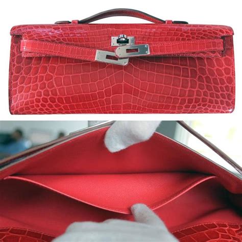 hermes clutch bag 2015|Hermes crocodile clutch.